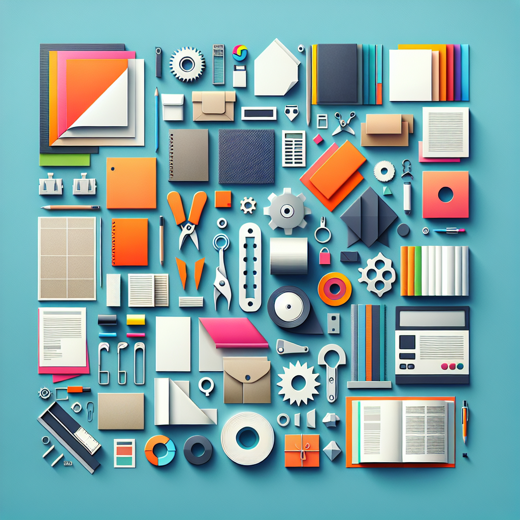 Papier- und Materialauswahl